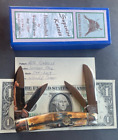 New Listingfightin bull knife Wendell Carson STAG pocket knife Congress RARE 4 blade