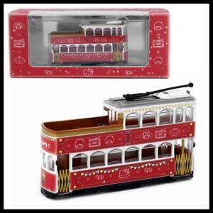 TINY Red Antique Tram SANRIO CHARACTERS Christmas Limited HONG KONG CITY 1/120