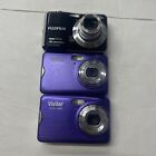 Lot Of 3 Untested Digital Cameras Fujifilm FinePix A Series AX650 Vivitar X029