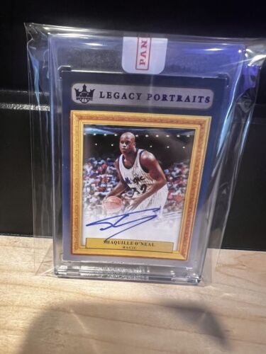 2021-22 Court Kings SHAQUILLE O'NEAL LEGACY PORTRAITS ON-CARD AUTO #1/25