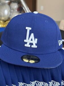 Los Angeles LA Dodgers New Era 59Fifty Fitted Hat On Field Royal Blue ALL SIZES