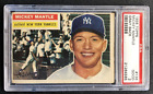 New ListingMickey Mantle 1956 Topps PSA 2 Baseball Card Gray Back New York Yankees MLB #135