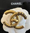 Chanel Turnlock CC Signature Paris Brooch (CCXX025)