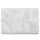 Set of 3 Absorbent Bath Mat Non-Slip Backing Rubber Bathroom Rugs,White  32x48