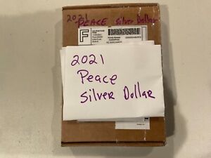 2021 (P) 1 oz Silver Peace Silver Dollar with Box & COA (21XH)