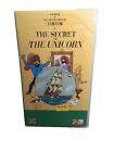 The Adventures of Tintin VHS Tape The Secret of the Unicorn Herge Cartoon 1994