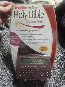 Vintage Franklin Electronic Holy Bible King James Version KJV450 Handheld SEALED