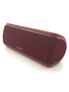 SONY SRS-XB31 Two Tone Red Bluetooth Wireless Speaker Portable Audio No Box USED
