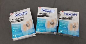 Nexcare Bandages Max Hold Waterproof Bandages, Germ-proof 30-Count Assorted
