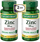 2 Pack ZINC 50 mg 200 Caplets (2x100), Vegetarian, Non-GMO, Immune Support NEW