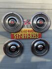 1966 Plymouth Gtx rare Red Hubcaps 4 Fury Belvedere Satellite 14” Beautiful Oem