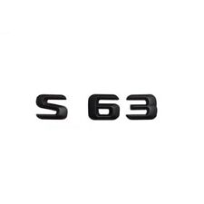 S63 lettering for Mercedes emblem logo sticker sticker S-Class S 63 AMG Blk