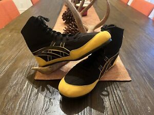 ASIC Exeo Style Like Wrestling Shoe Black And Yellow Limited Edition Us Men’s 11