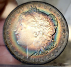 1882 cc $1 Carson City Morgan Dollar Nice Looking Rainbow Toned 👀VIDEO A49