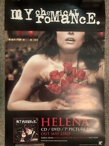 RARE OFFICIAL My Chemical Romance HELENA REVENGE 24x36 Promo Poster MCR