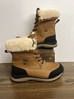 UGG Women's Size 9 Adirondack III Chestnut Brown Waterproof Leather Snow Boots