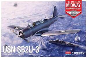 Academy 1/48 SB2U-3 Vindicator Battle of Midway 80th Anniversary Plastic Mode...