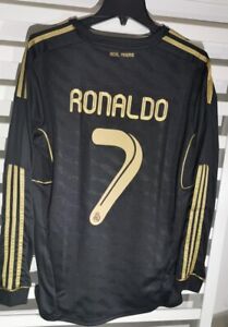 Cristiano Ronaldo Long Sleeve Jersey Away CR7 Real Madrid 2011 2012 2XL Size