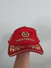 Vintage Michael Schumacher Formula F1 Racing Team Red Gold Hat Cap