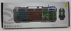 Cadeve 6900 Desktop Gaming Keyboard and Mouse Mechanical Feel Led Light Backlit