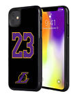 LEBRON JAMES LAKERS RUBBER PHONE CASE COVER iPhone 6 6S 7 8 X 11 12 13 PRO MAX