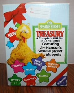 The Sesame Street Treasury 15 Volumn Gift Set - NEW SEALED BOX
