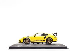 Minichamps 1:43 Porsche 911 GT3 RS (991.2) in Racing Yellow / Gold Wheels