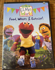 Elmo’s World Food Water And Exercise DVD-RARE-SHIPS N 24 HOURS