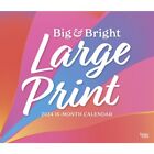 BrownTrout,  Big and Bright Large Print Deluxe 2024 Wall Calendar