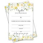 Wedding Invitation Cards with Envelopes - Watercolor Floral Fill in The Blank...