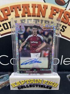 New Listing2021-22 Topps Merlin Chrome UEFA Declan Rice Auto Speckle /150 #A-DR