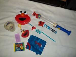 #9- mixed lot ELMO items Cup Coin Purse Light up tubes Sesame Street Live +++