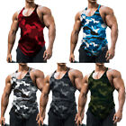 Men Gym Tank Top Vest Sleeveless Bodybuilding Fitness Muscle Tee T-shirt /