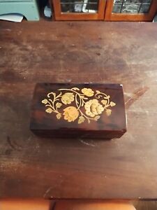 VINTAGE REUGE SWISS MUSICAL MOVEMENT BOX-WORKS PERFECTLY-MADE IN ITALY-VERY NICE