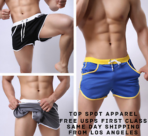 Men's Gym Shorts Supporting Pouch | Resort Swimwear | Swim Trunks |Running Boxer