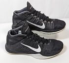 Nike Zoom Ascension Size 10.5  Black White Basketball Shoes Sneakers 832234-001