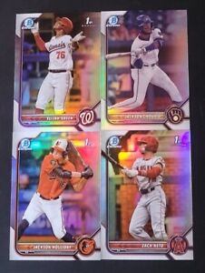 2022 Bowman Draft Chrome REFRACTORS with 1st Prospect Cards You Pick