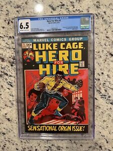 Hero for Hire #1 CGC 6.5 Origin & 1st App Luke Cage & Diamondback 1972