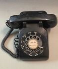 Vintage Bell System M  A de By Western Electric - Rotary Black Desk Phone