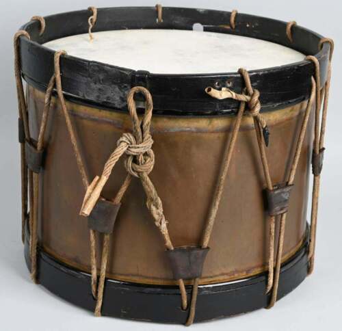 Antique Drum, World War I  Era, Brass Snare, Possibly British Made, Handsome!!