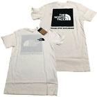 The North Face Mens - Box NSE S/S Tee T-shirt - Gardenia White / TNF Black