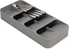 Drawerstore Compact Utensil Organizer, Kitchen Drawer Silverware Flatware Tray