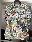 Tommy Bahama XL Jungle Jubilee Disney Collection Linen Camp Shirt NWT