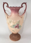 VTG Hull Art Wildflower 71-12 Double Handle Ceramic Vase Pastel Matte 1940's