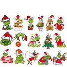 32 PCS Merry Christmas Grinch Ornaments Tree Hanging Decoration Figure Pendant