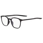 Nike Unisex Designer Double Bridge Eyeglasses Frame 7281 001 in Matte Black 50mm
