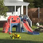 7 in1 Kids Slide Climber Playset Toddler Outdoor Indoor Playground w/ Basketball