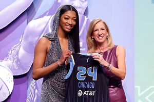 2024 Panini Instant Angel Reese LSU #7 Pick WNBA Draft Night Chicago Sky PS