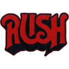 RUSH-Patch-Logo-Red-Collector's-Iron On-Licensed New
