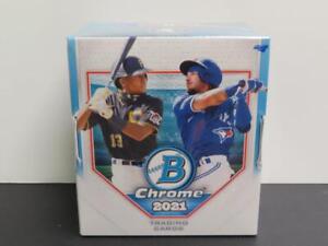 2021 Bowman Chrome MLB Baseball Factory Sealed Hobby Box (b)